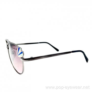 Outdoor fashion metal Girls sunglasses